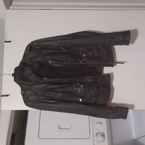 Lucky Brand black leather jacket